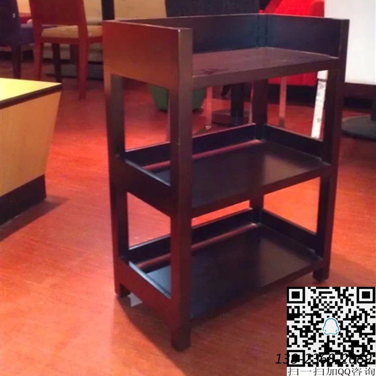 火鍋桌蔬菜架，三層菜架實木，火鍋店餐桌配套