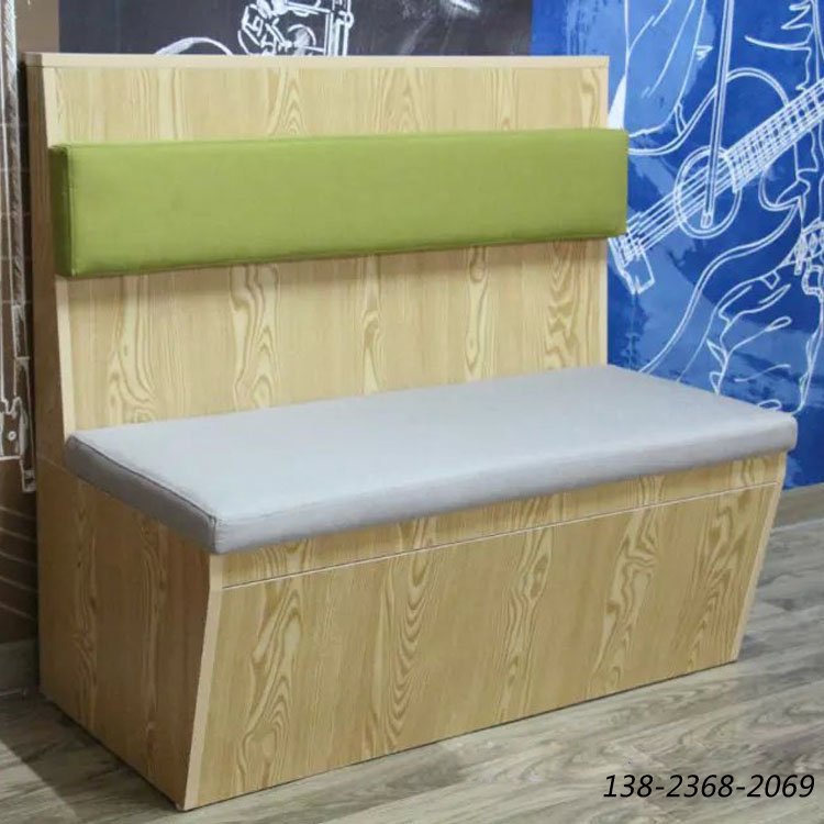 快餐店沙發(fā)，定做卡座廠家，眾美德生產(chǎn)沙發(fā)