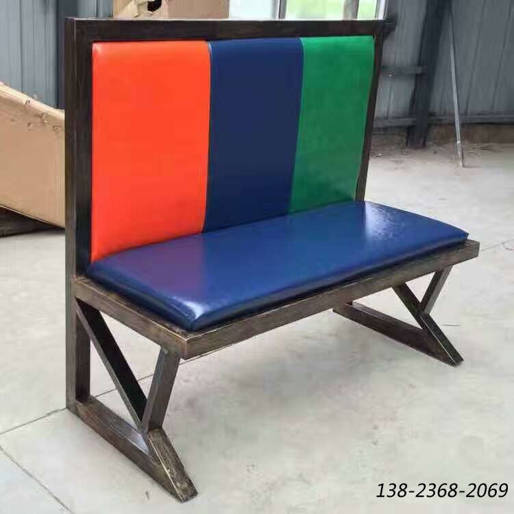 鐵藝沙發(fā)，做舊卡座沙發(fā)